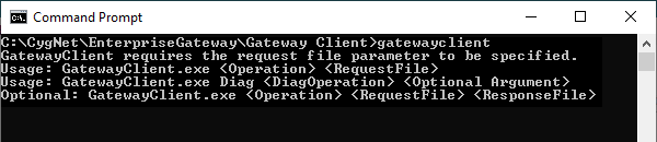 Gateway Client Parameters
